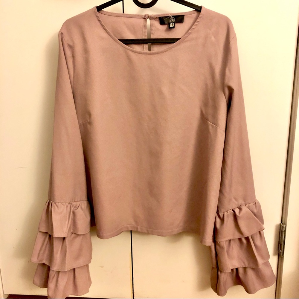 Missguided Frill Sleeve Blouse